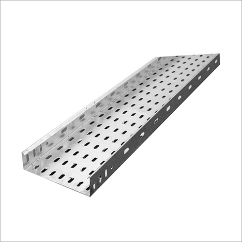 GI Perforated Cable Tray 2mm - Galvanized Iron, 2.5 m Length, 900 mm Width, 2 mm Thickness | Ideal for Industrial Cable Support
