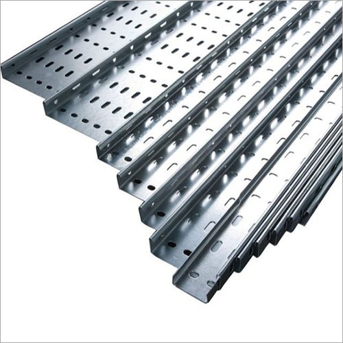 Perforated Cable Tray - Stainless Steel, 3000mm x 500mm x 2mm | Grey, Galvanized Coating, Suitable for Industrial Wire and Cable Laying