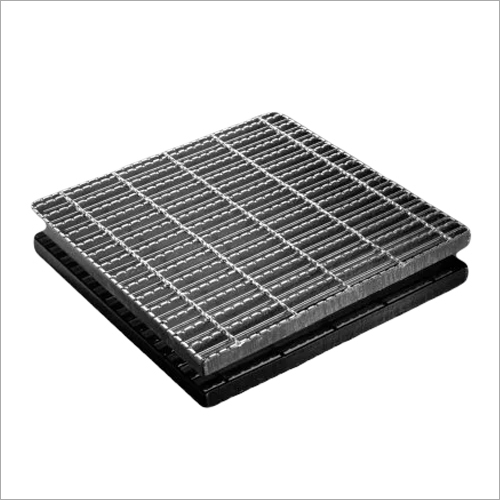 Stainless Steel Grating - 30x30 Inch Polished Square Grating | Durable for Light Vehicle Traffic & Pedestrian Use, Industrial Applications