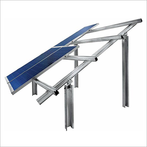 Solar Panel Mounting Structure - Mild Steel, 2.5mm Thickness, 10 kg Weight | Bearable Wind Speed 45 m/s, 20 kg Loading Capacity