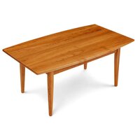 Teak Wood Dining Table - Solid Natural Teak Wood Top, Brown Upholstered Seating For 4, Decorative Button Trim