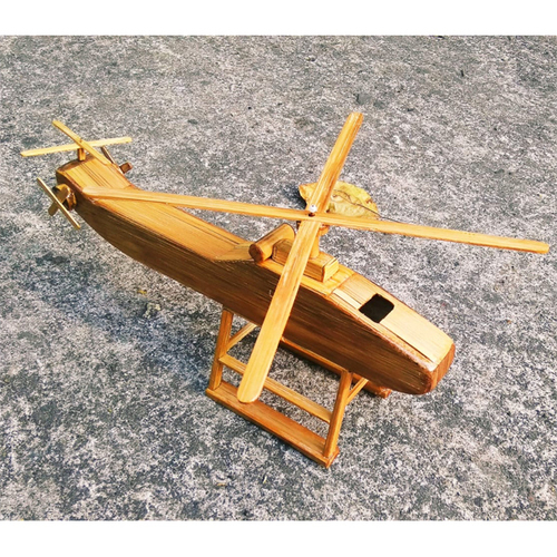 Wooden Bamboo Helicopter
