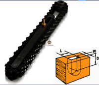 Mortising Chain Set 1/2 INCH