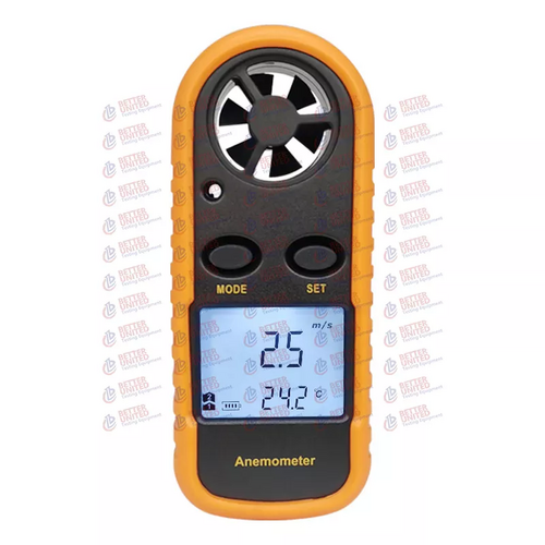 Anemometer Portable Thermometer Wind Speed Gauge Meter Windmeter 30m/s LCD Anemometro Digital Hand-held Anemometer