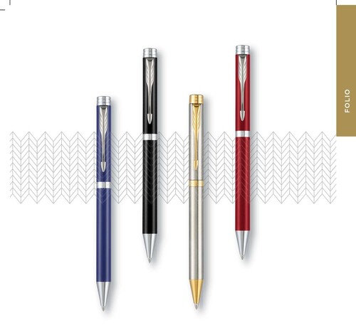 Parker - Folio Series Ball Pen With Stainless Steel Trim