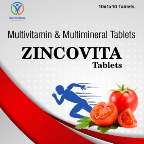 Multivitamin Multimineral Tablet Zincovita General Medicines