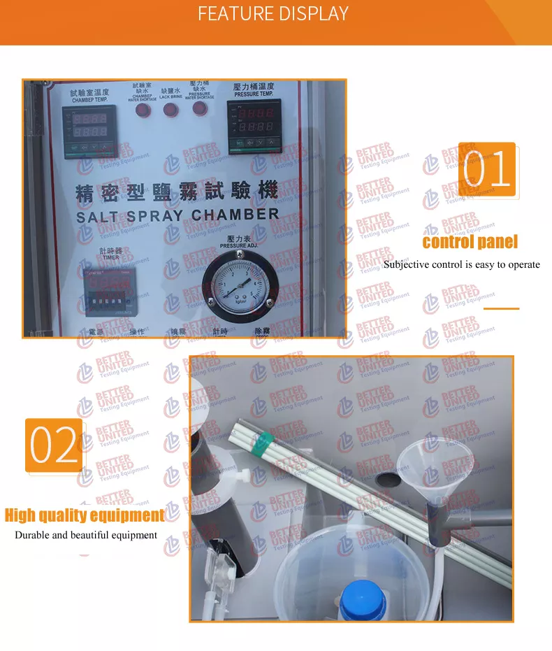 Precision salt spray test chamber Corrosion Testing Machine Salt Spray Accelerated Corrosion Testing Apparatus