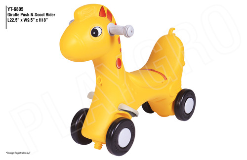 Giraffe Push-N-Scoot Rider