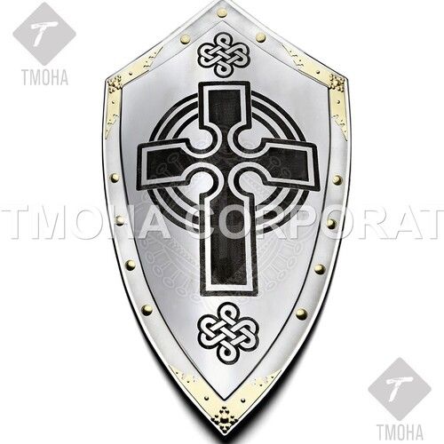 Iron Medieval Shield Decorative Shield Armor Shield Handmade Shield Decorative Shield Scottish Cross Shield Ms0097