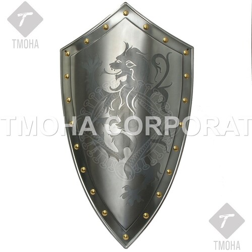 Medieval Shield  Decorative Shield  Armor Shield  Handmade Shield  Decorative Shield Shield with lion rampant MS0102