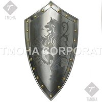 Medieval Shield  Decorative Shield  Armor Shield  Handmade Shield  Decorative Shield Shield with lion rampant MS0102