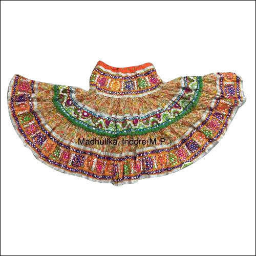 Kids Gujrati Garba Short Lehenga