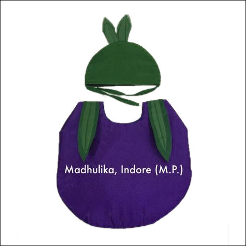 Brinjal Vegetables-fruits Fancy Dress Costumes For Kids