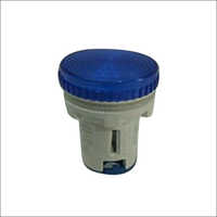 Blue Led Indicating Lamp - Plastic Body , 24-240v Input Voltage, Compact Design, High Intensity Light Output, Ideal For Industrial Use