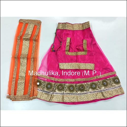 Kids Gujarati Lehenga