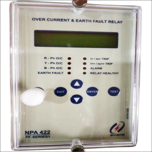 NPA-422 AvanaMake IDMT Over Current Earth Fault Relay