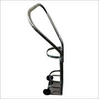 Stainless Steel Cylinder Trolley Commercial Furniture