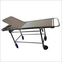 Stainless Steel Backrest Stretcher With Trolley