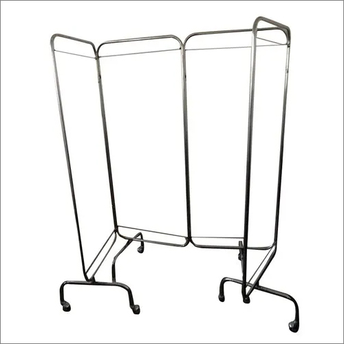 Stainless Steel Hospital Four Fold Screen