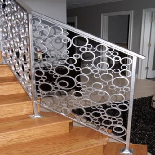 Silver Stainless Steel Railing