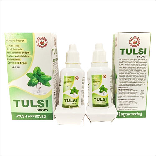 Tulsi Drops Age Group: For Children(2-18Years)