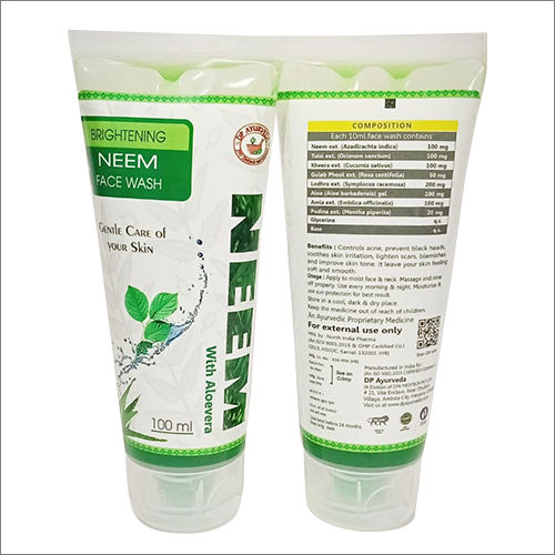 Neem Aloe Vera Face Wash Color Code: Green