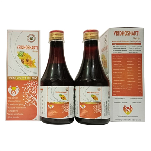 Healthy Vitality And Well Being Syrup