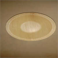 Areca Palm Leaf Bowl - 5 Inch Round, Natural Finish With Rustic Design For Sauces And Desserts
