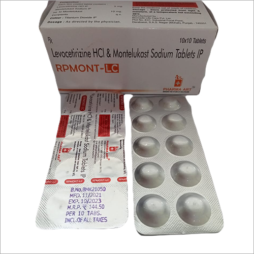 Levocetirizine Hcl Montelukast Sodium Tablets General Medicines