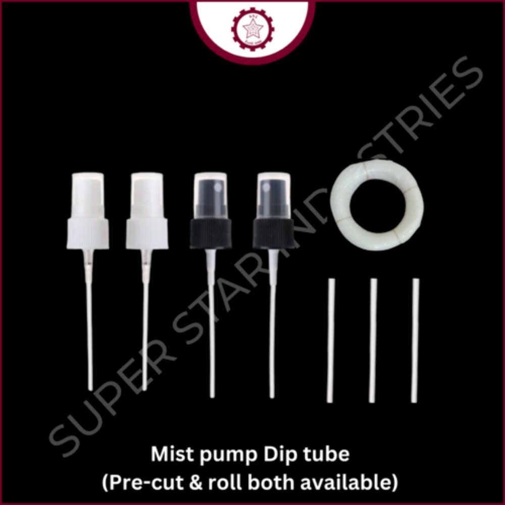 Mist Pump Dip Tube / Pipe - Color: As Per Customer Requirement