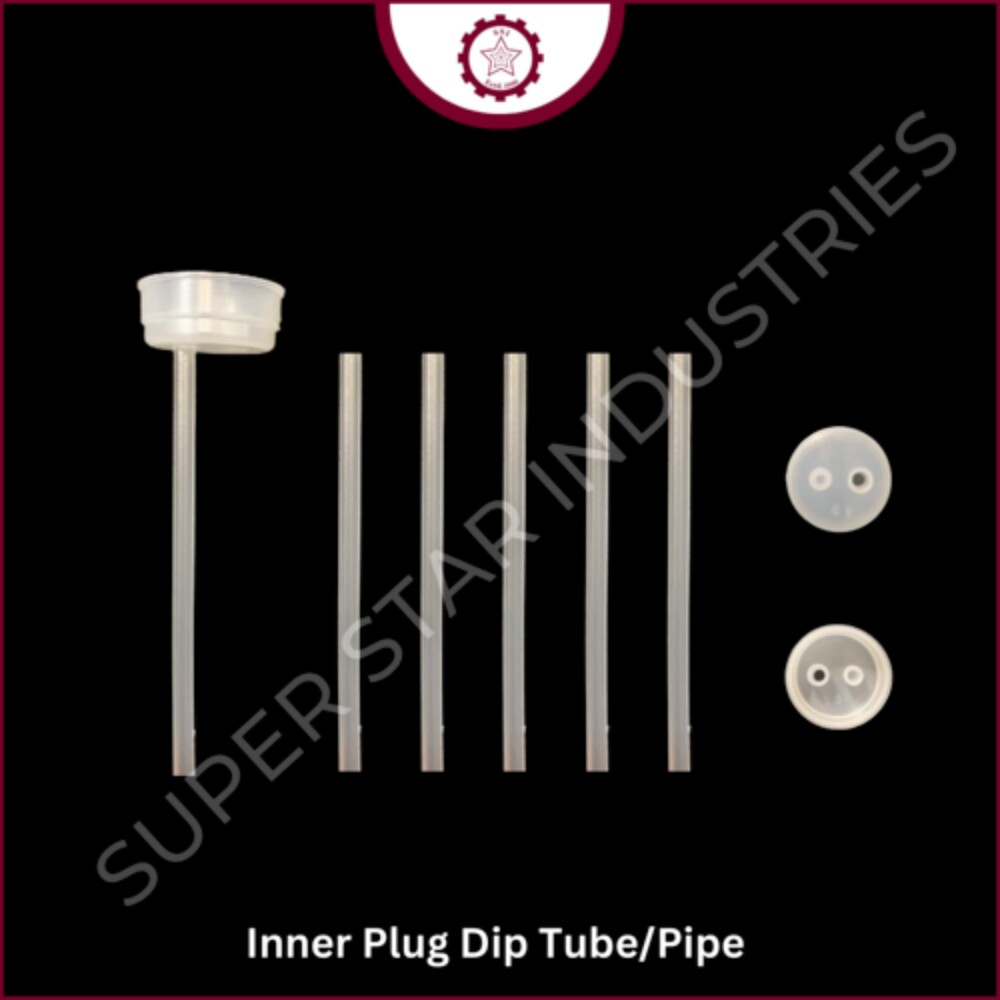 Inner Plug Dip Tube / Pipe - Color: Transparent