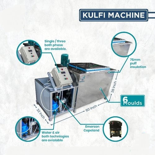 Kulfi Making Machine - 6 Moulds