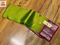 pure silk saree korvai border saree