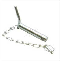 Tractor Hitch Pin With Chain  And Linch Pin