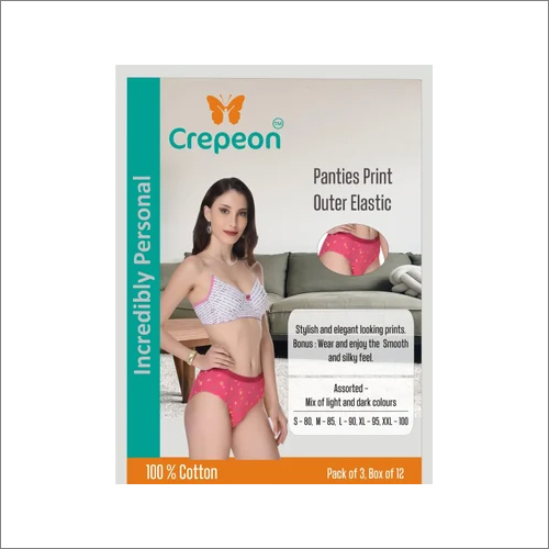 CREPEON Panties Print OE - Outer Elastic