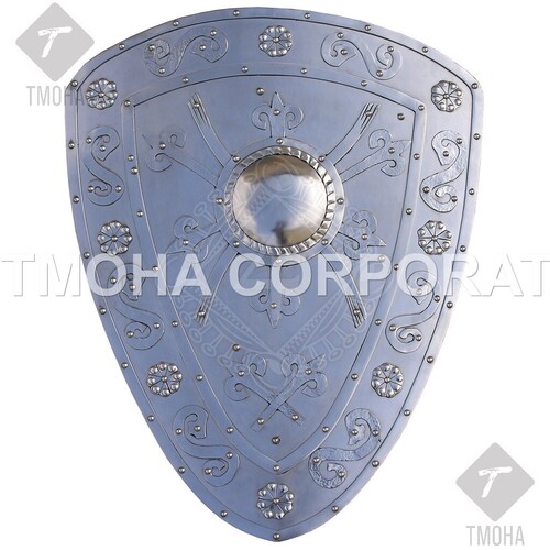Medieval Shield  Decorative Shield  Armor Shield  Handmade Shield  Decorative Shield Battle ready shield richly decorated MS0130
