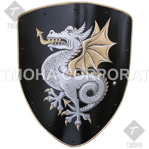 Medieval Shield  Decorative Shield  Armor Shield  Handmade Shield  Decorative Shield Combat shield with a coat of arms MS0148