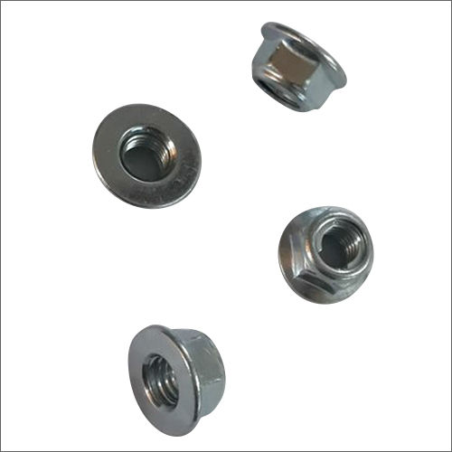 High Quality 8mm Mild Steel Flange Nylock Nuts