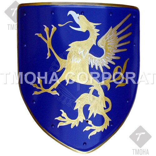 Medieval Shield  Decorative Shield  Armor Shield  Handmade Shield  Decorative Shield Decorative shield with a coat of arms MS0159