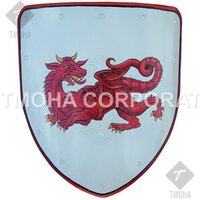 Medieval Shield  Decorative Shield  Armor Shield  Handmade Shield  Decorative Shield Shield with Welsh Dragon MS0160