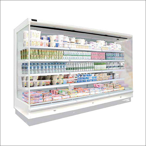 White Open Remote Multideck Chiller Display