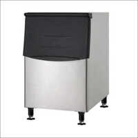 Ice Storage Bin - 350 Kgs Capacity, 1227x973x1255 Mm Dimensions, Stainless Steel - Silver-black Color, Internal Scoop Holder For Enhanced Sanitation