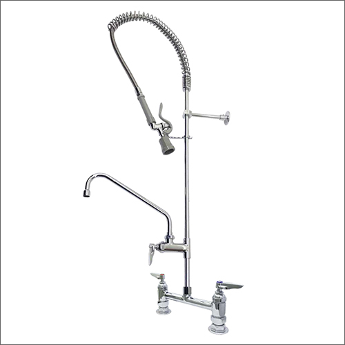 Center Standard Deck Mount Pre-Rinse Unit With Wall Bracket
