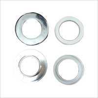 Chrome Colour Jumbo Plastic Rings - Abs Material,  Color: Chrome, Finish: Silver | Durable Design For Versatile Applications