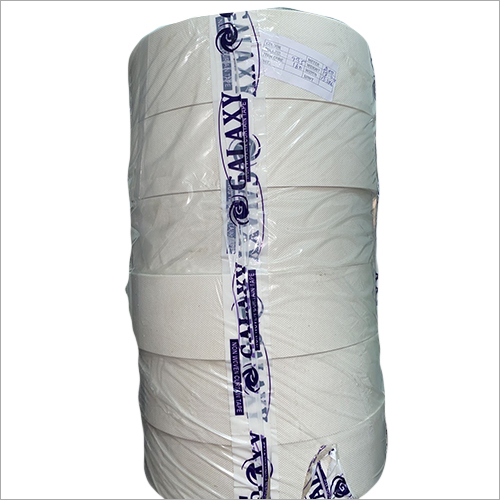 Non Woven Galaxy Tape - Non Woven Material, 1 x 50 yards, White Color | Single-Sided Solvent Adhesive, Ideal for Packing Applications