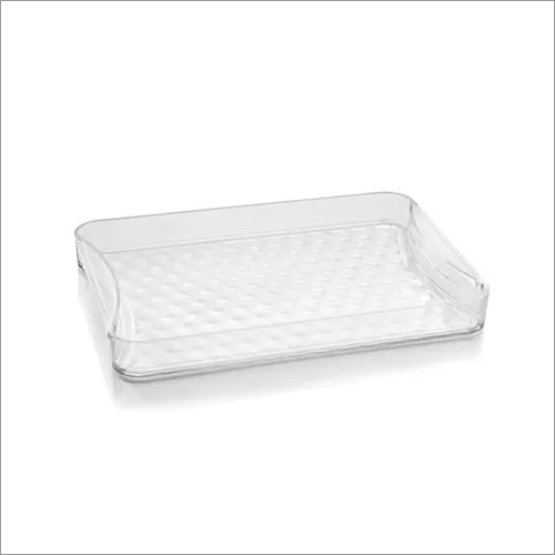 Plastic serving tray