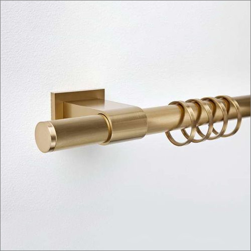 Golden Ss Curtain Fitting Pipe - Finish: Gold