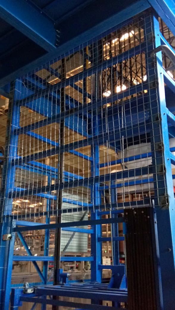 Krisha Engineering Hydraulic Goods Lift