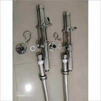 Gray Air Pneumatic Barrel Pump Ss 316 Gmp Model