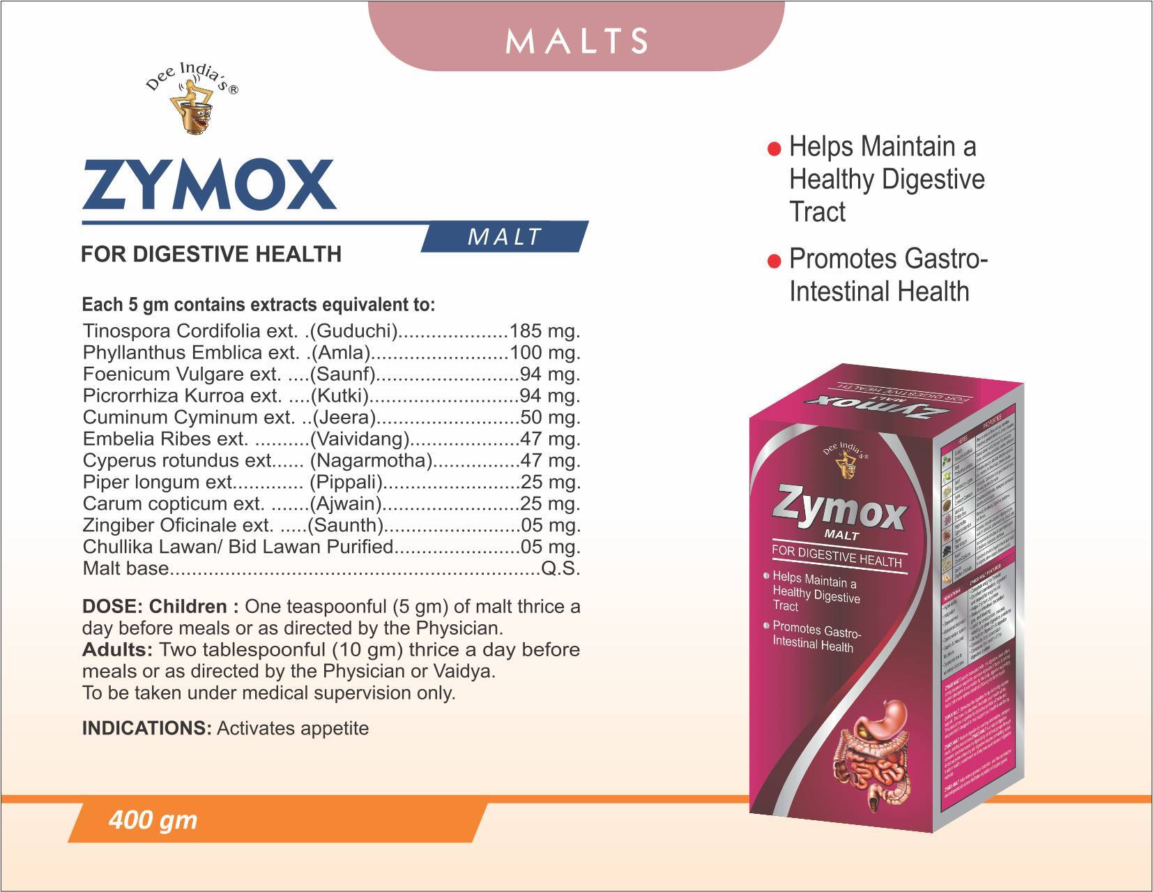 Zymox Malt Red Packing